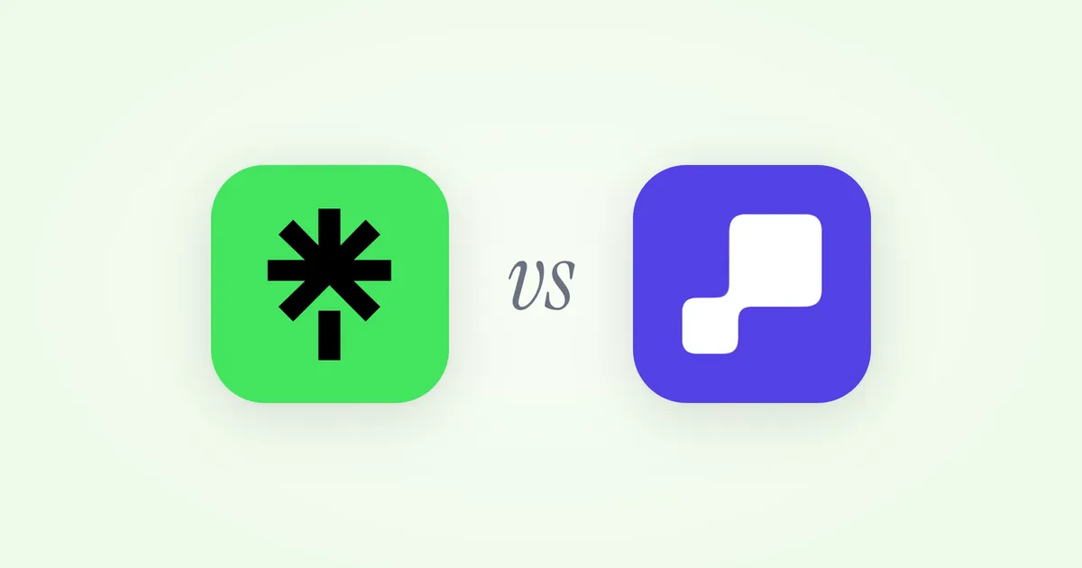 LinktreeのアプリアイコンとKasbuのアプリアイコンが並び、間にシンプルな「vs」。背景はごく淡いグリーン