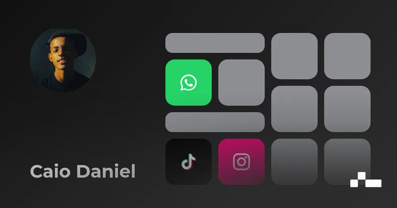 caiodaniel — link in bio page on Kasbu