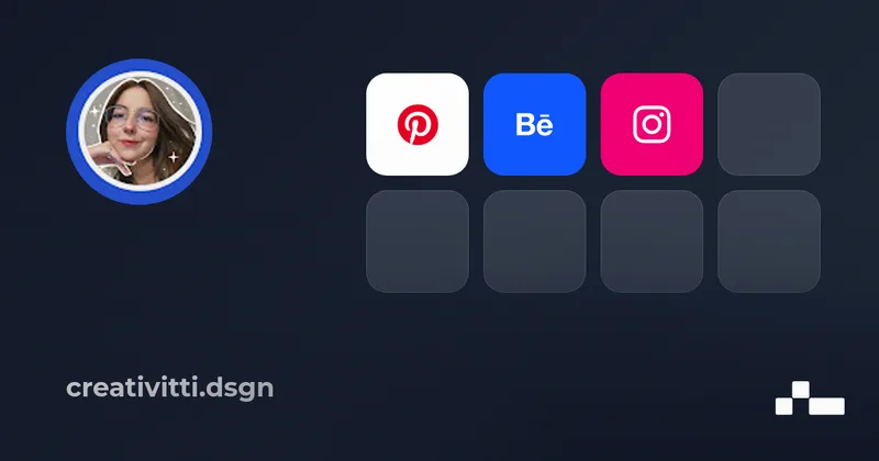 creativittidsgn — link in bio page on Kasbu
