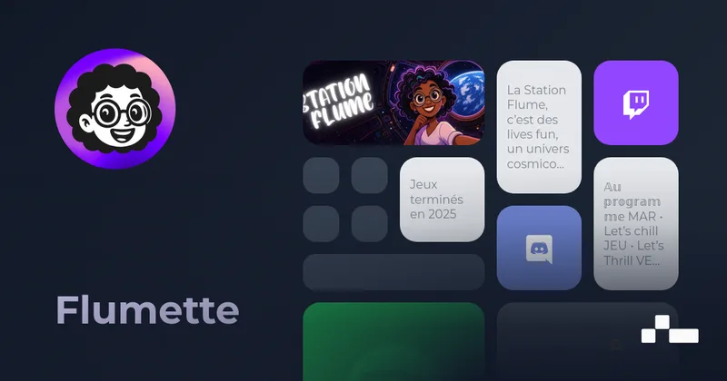 flumette — link in bio page on Kasbu