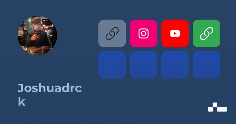 joshuadrck — link in bio page on Kasbu
