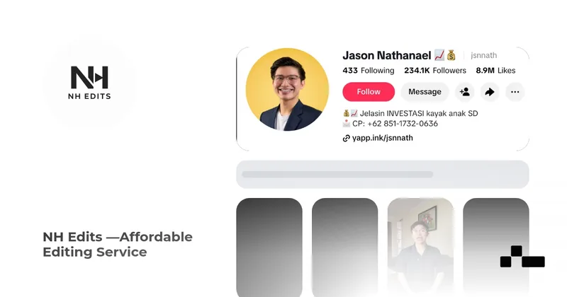 nhedits — link in bio page on Kasbu