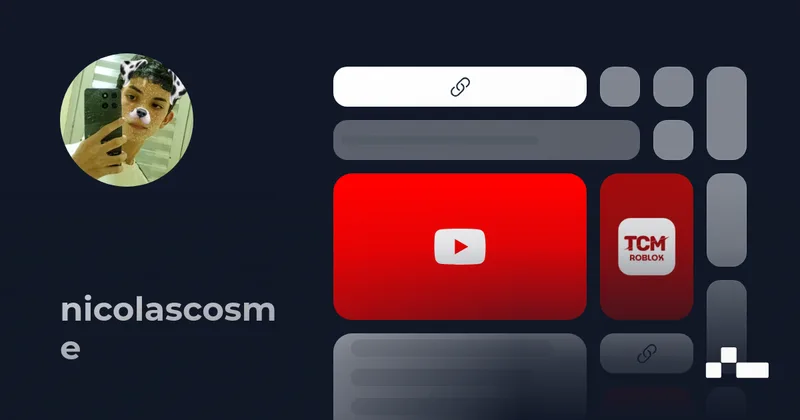 nicolascosme — link in bio page on Kasbu