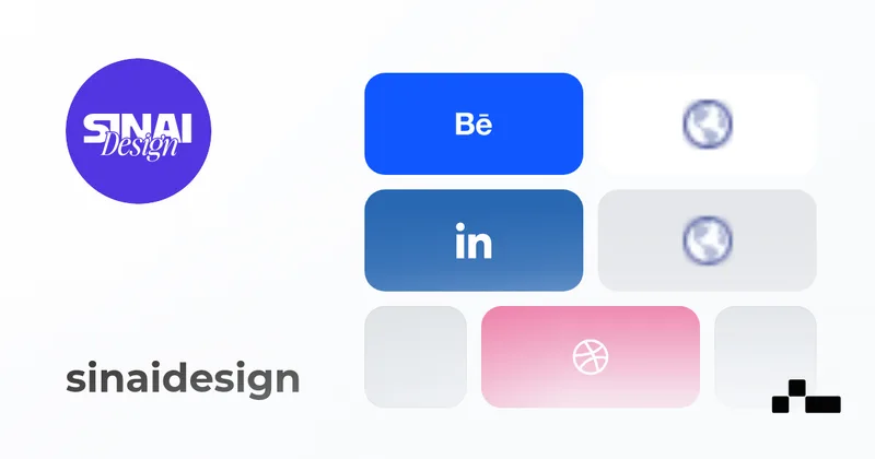 sinaidesign — link in bio page on Kasbu