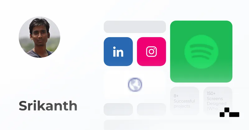 srikanth — link in bio page on Kasbu
