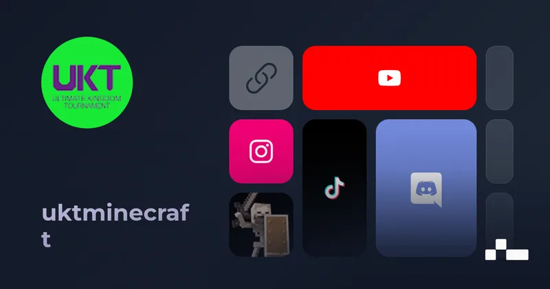 uktminecraft — link in bio page on Kasbu