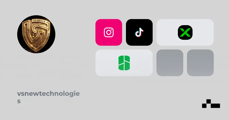 vsnewtechnologies — link in bio page on Kasbu